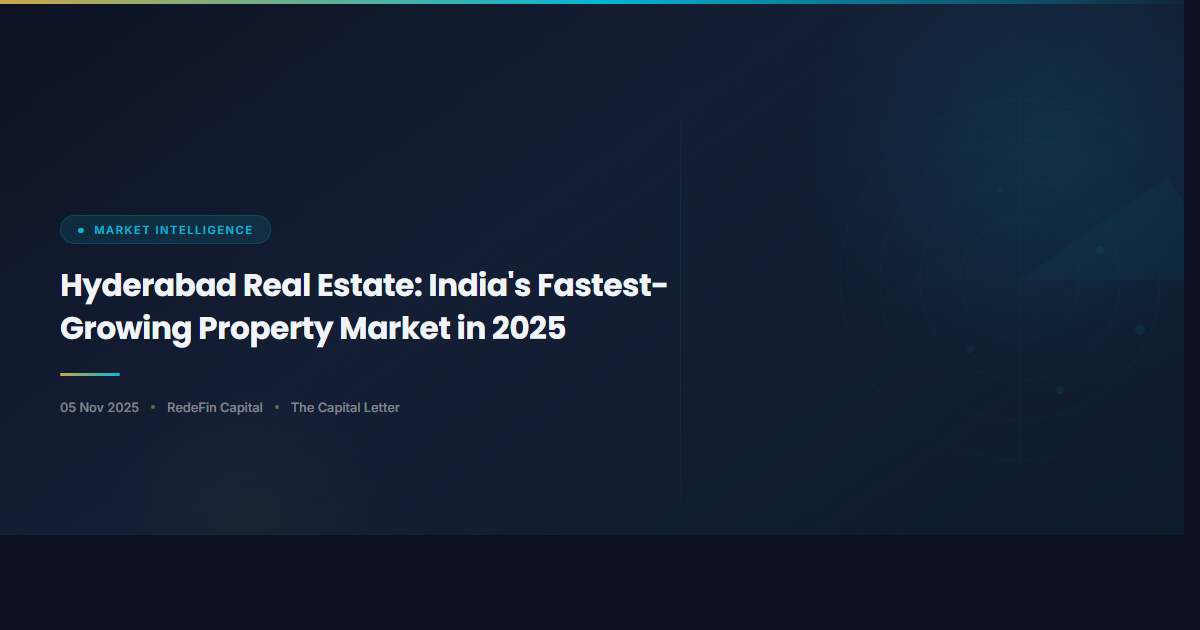Hyderabad Real Estate: India’s Fastest-Growing Property Market in 2025