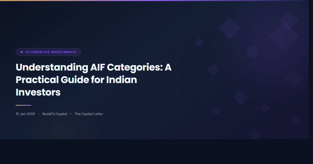 Understanding AIF Categories: A Practical Guide for Indian Investors