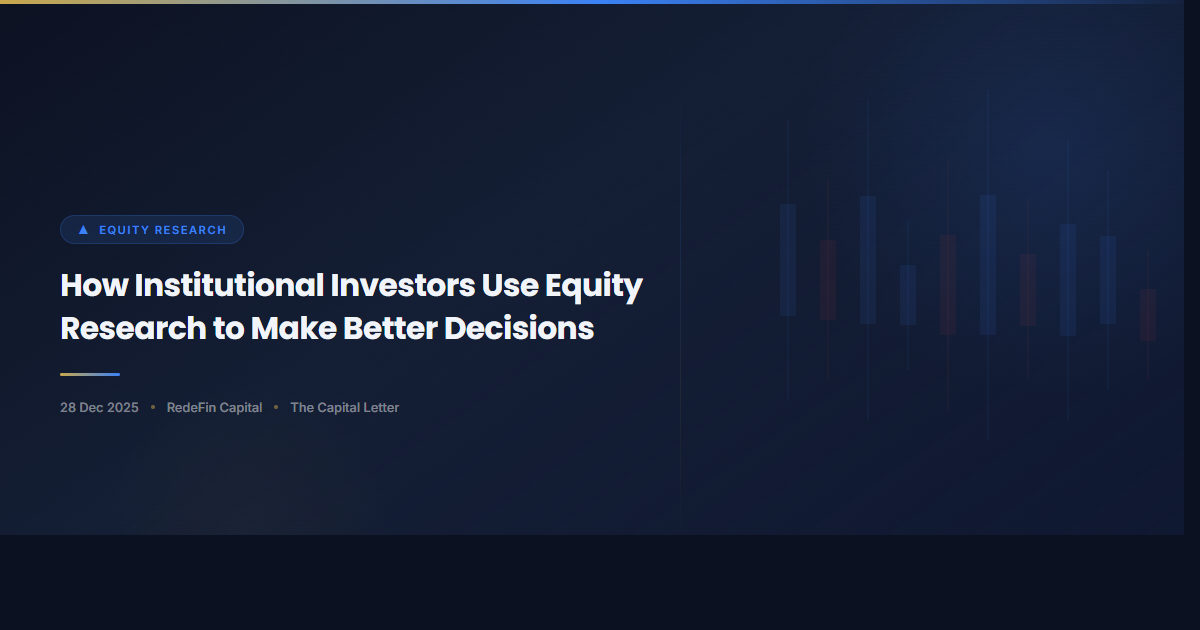 How Institutional Investors Use Equity Research to Make Better Decisions