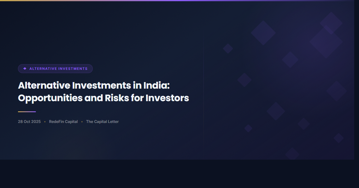Alternative Investments in India: Opportunities and Risks for Investors