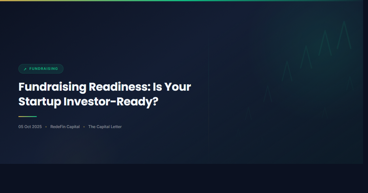 Fundraising Readiness: Is Your Startup Investor-Ready?